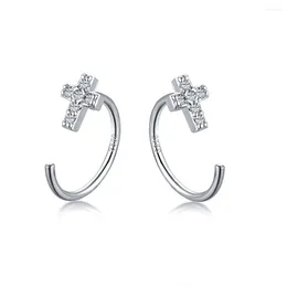 Stud Earrings S925 Sterling Silver For Women With Diamond Personalised And