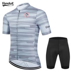 Vendull Cycling Jersey Suit Summer Bicycle Wear Racing Bike Clothes Maillot Ropa Ciclismo Outdoor Men Clothing Quick Dry 240511