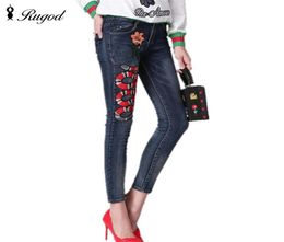 Intero 2017 Spring Autunno Women jeans Fashion Boyfriend Jeans per donna Pantaloni di denim Plus size Pants Vintage High Wiist Jeans FEMM9563054