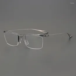 Sunglasses Frames Pure Titanium Glasses Frame Men America Designer Brand Optical Fashion Eyewear Myopia Reading Women Prescription