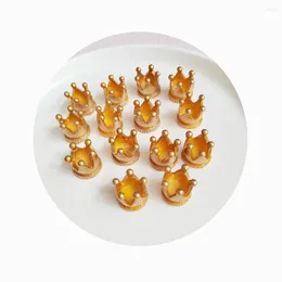 Bottles Kawaii Diy Mini Resin 3D Crown Figures Dollhouse King Princess Ornaments For Phone Case Nail Art Jewelry Making Decor