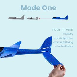Aircraft Modle 48cm large hand launch throwing foam gourd EPP aircraft model glider aircraft model outdoor DIY childrens educational toys s24520897