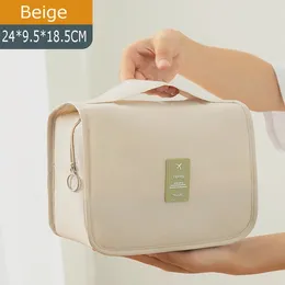 Storage Bags Women Waterproof Cosmetic Bag Men Simple Makeup Toiletries Organiser Girls Travel Hanging Bathroom Wash Neceser