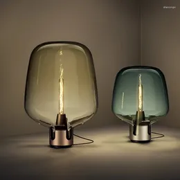 Table Lamps Italian Designer Lamp Nordic Bedroom Bedside Light Fashion Living Room Luxury Glass Decorative