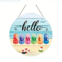 Party Decoration Summers Door Sign Welcome Front Wooden Hangings Decors