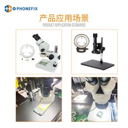 Adjustable Microscope 144 LED Ring Light Microscope illuminator Lamp For Trinocular Stereo Microscope Excellent Circle LED Light