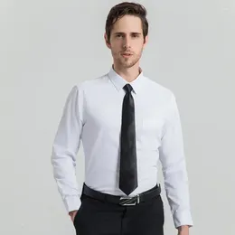 Men's Dress Shirts 2024 Spring And Autumn Professional White Shirt Long Sleeve Work Clothes Formal Business Men