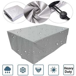 Muti Sizes Patio Waterproof Cover Outdoor Garden Furniture Covers Rain Snow Chair Covers for Sofa Table Chair Dust Proof Cover