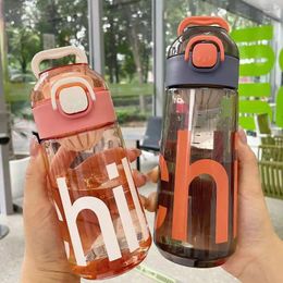 Water Bottles Bottle Portable Men Women Large Capacity Summer Sports Plastic For Students Leak-proof Drinkware