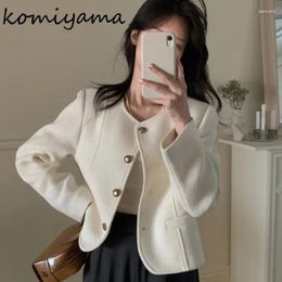 Women's Jackets Exquisite Single Breasted Chaqueta Mujer Long Sleeve Jaqueta Feminina Loose Korean 2024 Woman Casaco Autumn Winter Ropa