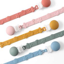 Pacifier Holders Clips# Silicone pacifier clip chain baby teeth toy chewing dummy bracket baby pacifier bracket d240521