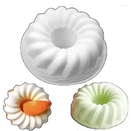 Baking Moulds Single Large Savarin Cake Mold Tool Silicone Tray Manual Bread Kitchen Accessories LD388