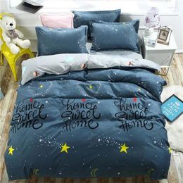 Bedding Sets J Star Moon 4pcs Girl Boy Kid Bed Cover Set Duvet Adult Child Sheets And Pillowcases Comforter 2TJ-61022