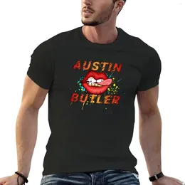 Men's Tank Tops Austin Butler T-Shirt Sweat Shirts Funny T Shirt Summer Top Short Sleeve Plain Black Men