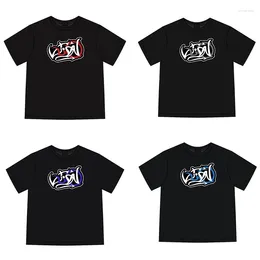Men's T Shirts Y2k Shirt Hip Hop Graphic Printing Short Sleeved Oversized Tops Men Women 2024 Harajuku Gothic Loose T-shirt Streetwear