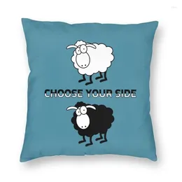 Pillow Personalised Cute Sheep Choose Your Side Cover Home Decor 3D Two Printed For Living Room