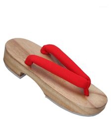 Women Men Slippers Fashion Japanese Geta Summer Flip Flops Paulownia Wooden Shoes Male Female Sandals Home Beach Shoes16228083