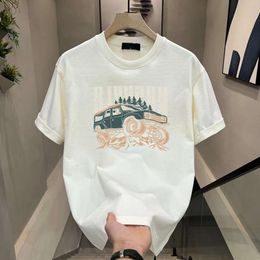 Designer's Seasonal New American Hot Selling Summer T-shirt for Men's Daily Casual Letter Printed Pure Cotton Top R5V0