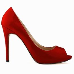 Dress Shoes Platform Women Pumps Summer 11cm Sexy Open Toe High Heels Sandals Elegant Peep Toes Pumps Wedding Shoes Plus Size H240521 NRGM