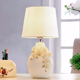 Table Lamps Modern And Romantic Ceramic Lamp Bedside For Bedroom Cozy Living Room Wedding Household