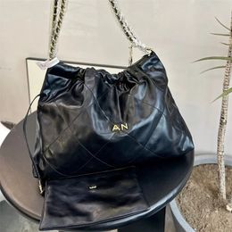 leather Trash bag Woman Women Designers Mini Bags Shoulder bag Handbags Messenger Chain Bag Clutch Flap Wallet lady clutch