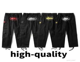 Designer Mens Pants Cargo Streetwear Hip Hop Casual Trousers Military Retro Multipockets Straight Loose Overalls Couple6590040