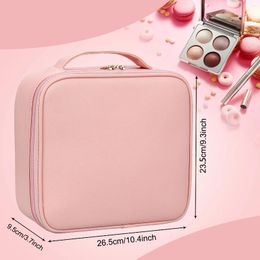 Storage Bags Professional Cosmetic Bag Beauty And Nail Care Box Embroidered Multi-functional Amazon Spot Portable