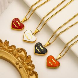 Luxury Designer Necklace Women's Necklace Gold Chain Luxury Jewellery Adjustable Fashion Wedding Party Accessories Couple 2382