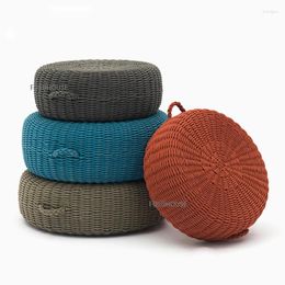 Camp Furniture Outdoor Rope Woven Cushion & Lounge Chair Rattan Round Camping Chairs TG