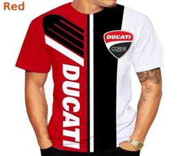 Men039s TShirts Digital Printing Ducati Motorcycle Logo Shortsleeved Casual Fashion Harajuku Highquality Tshirt Brand Hiph2035317