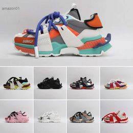 Italy d g Brand Shoe Running shoes 5862 Sneaker Shoes Women Platform shoes Real leather Mixed materials lamb skin Multicolor Space low top sneakers retro Zapatil 0X6M