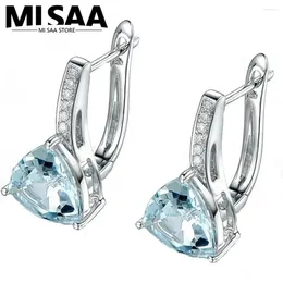 Stud Earrings Accessories Fashionable Sparkling Stylish Unique Elegant Topaz Gemstone Jewelry Dangle