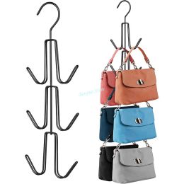 Handbag Storage Hanger Hooks Rotated Clothes Bag Rack Hanger Organiser Bag Hanger Closet Ties Scarf Hanging Rack Closet Hanger