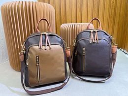 Designer designs classic floral letters Backpack Leather medium size Men Women Backpack shoulder bag Xkjut
