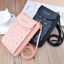 Bag 2024 PU Leather Mobile Phone Mini Flap Small Shoulder For Women Crossbody Female Coin Purse Pocket Handbag