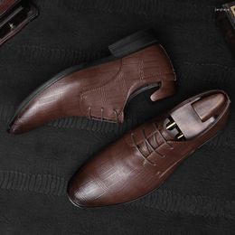 Casual Shoes Elegantes Mens Formal Spring Autumn Wedding Dress Men Business Footwear Fashion Design Leather Oxford