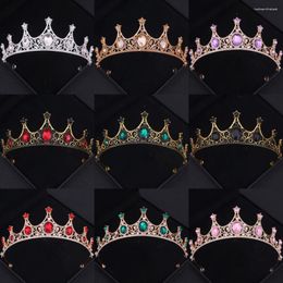 Hair Clips Baroque Crystal Tiaras And Crowns Party Rhinestone Prom Diadem Crown For Women Bridal Wedding Accessories Jewellery