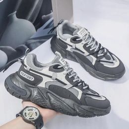 Casual Shoes 2024 Autumn Breathable Mesh Sneakers Height Increasing Board Running Platform Male Footwear Tenis Masculino