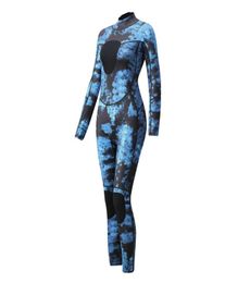 FashionWomen039s Swimwear Women 3mm 15mm Wetsuits Camo Neoprene Full Body Diving Suits One Piece Spearfishing Suit6103030