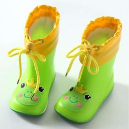 Classic Children s PVC Rubber Kids Baby Cartoon Water Shoes Waterproof Rain Boots Toddler Girl Rainboots Size L