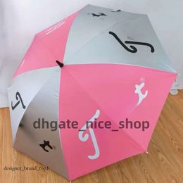 2024 Neues T -Schreiben Golf Regenschirm Dual -Gebrauch UV -Schutz Regenschirm für Männer und Frauen Sonnenschutz Golf extra großer Regenschirm Instagram Outdoor Regenschirm 5b0