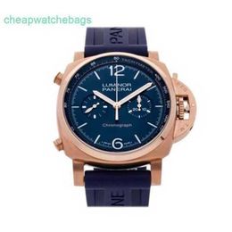 Panerei Luminors Luxury Wristwatches Automatic Movement Watches PANERAISS Luminors Chronograph Automatik Rose Gold Herren Armbanduhr Pam IK8O