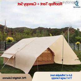 Opening Roof Set PU 64 Large Inflatable Tent Canopy House24327 Tent And Travel New Quick 420D Tents Coated Fabric Material Campin Obwkd