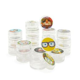 Packing Bottles Wholesale Plastic Pot Jars 3-5Ml Small Containers With Cartoon Lids For Cosmetics Makeup Cream Liquid Eye Shadow Nai Dhe5D