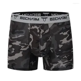 Underpants Men's Panties Boxers Shorts Printing Camouflage Large Size Set Of Men Male Briefs Boxer Sexy Clothing Short Homme