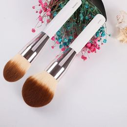 2pcs/set Big size Powder Brush Foundation Makeup brushes Powder contour Make up brush Beauty Tools Cosmetics white handle 240521