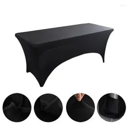 Table Cloth Spandex Tablecloths For 6FT Home Rectangular Stretch Cover Party Banquet Wedding Events Protector Toppers