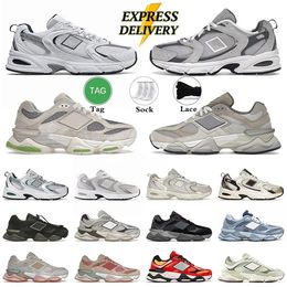 Newest 9060 Designer shoes men women 9060s Black Castlerock Grey Ivory 530 Bricks Wood Sea Salt Mushroom Rain Cloud Quartz Grey 530s Mens Trainers Sports Sneakers