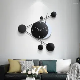 Wall Clocks Modern Minimalist Clock Living Room Creative Trend Atmosphere Dining Home Decoration Hanging Table