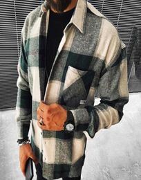 Fashion Spring Plaid Flannel Shirts OP13 Man Long Sleeve Soft Comfort Slim Fit Styles Men Jacket Cardigan Shirt74332248352118